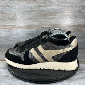 Gola Black and Gold Women's Sneakers